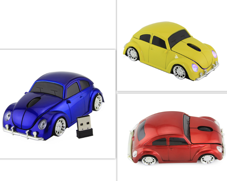Beetle Car Mouse Beetle 2.4G Wireless Mouse - SET2