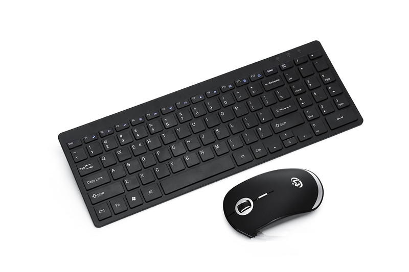 USB Wireless Keyboard Gift Business Keyboard - Black