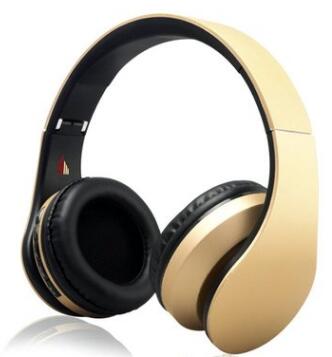 WISH Andoer with card radio headset foldable bluetooth headset - Gold