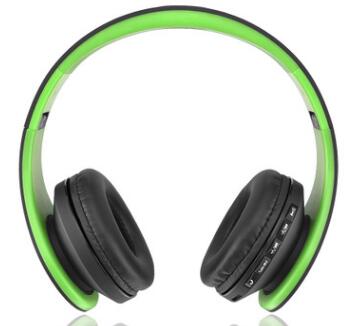 WISH Andoer with card radio headset foldable bluetooth headset - Green