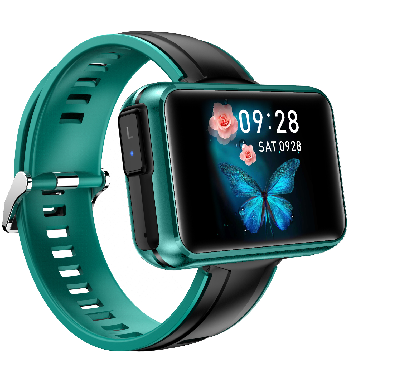 2 in 1 T91 Smart Watch Wireless Bluetooth Headset - Green