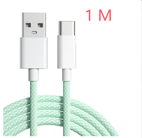 Android Charge USB Type-C Cable - 1 M-Typec Green