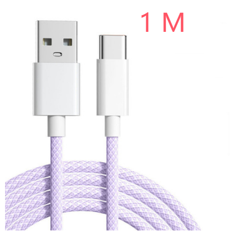Android Charge USB Type-C Cable - 1 M-Typec Purple