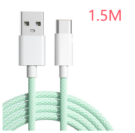 Android Charge USB Type-C Cable - 1.5M-Typec Green