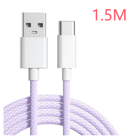Android Charge USB Type-C Cable - 1.5M-Typec Purple