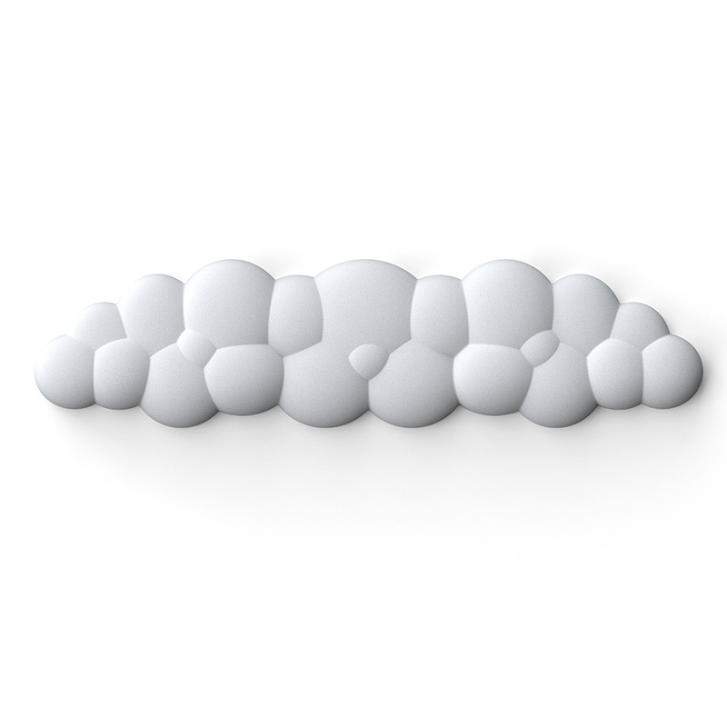 Cloud Keyboard Hand Wrist Rest Memory Foam Silicone Leather Mouse Pad...