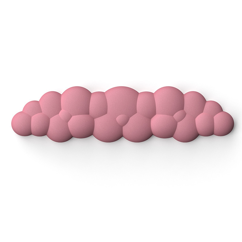 Cloud Keyboard Hand Wrist Rest Memory Foam Silicone Leather Mouse Pad...