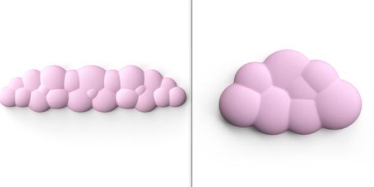 Cloud Keyboard Hand Wrist Rest Memory Foam Silicone Leather Mouse Pad...