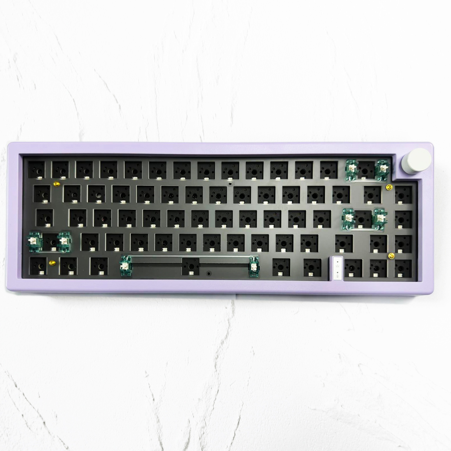 Three-model Customized DIY With Knob Support Hot Plug RGB Backlit Mec...