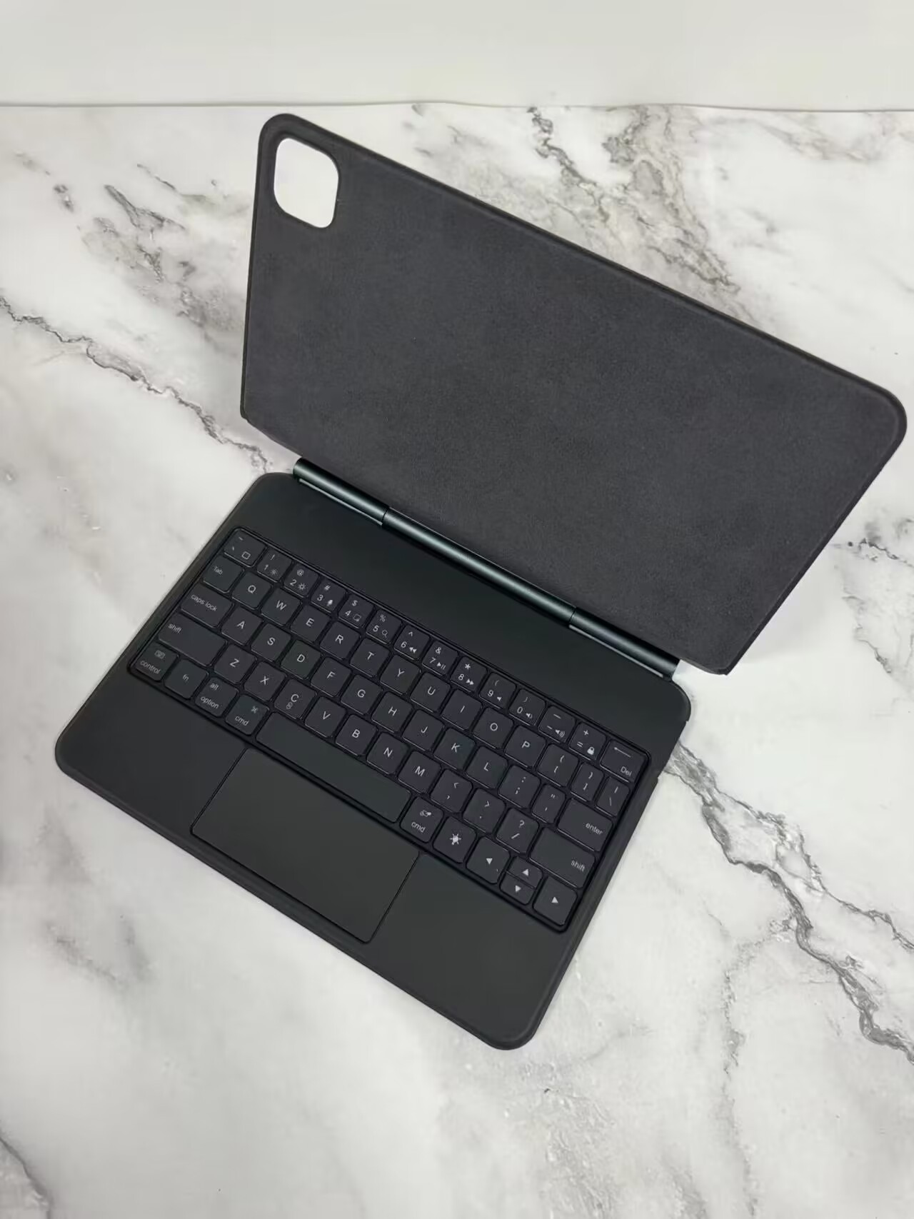 Keyboard Bluetooth Tablet Magnetic Suspension Integrated - Black-IPad...