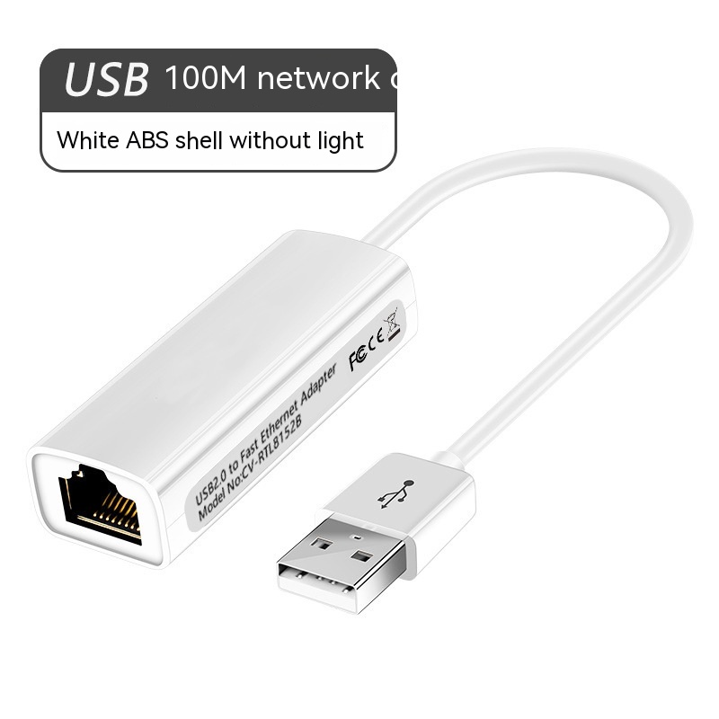 Network Card TYPEC To 100 M Gigabit Network Port - USB 100MB ABS Shel...