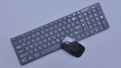Wireless Keyboard Mouse Cover Desktop Computers And Laptop Universal ...