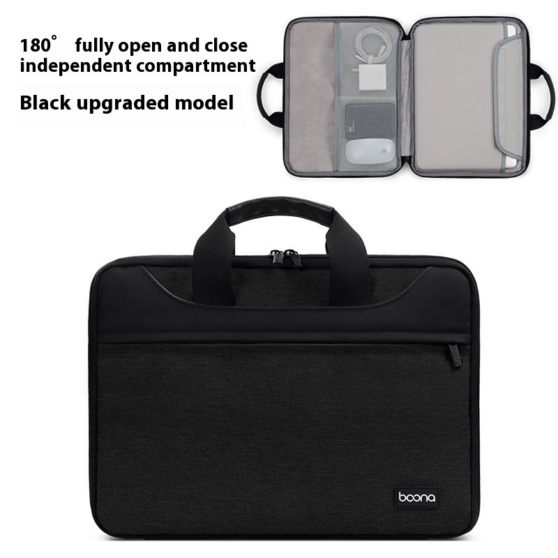 Encapsulate Full Open And Close Laptop Bag Men And Women Business - B...