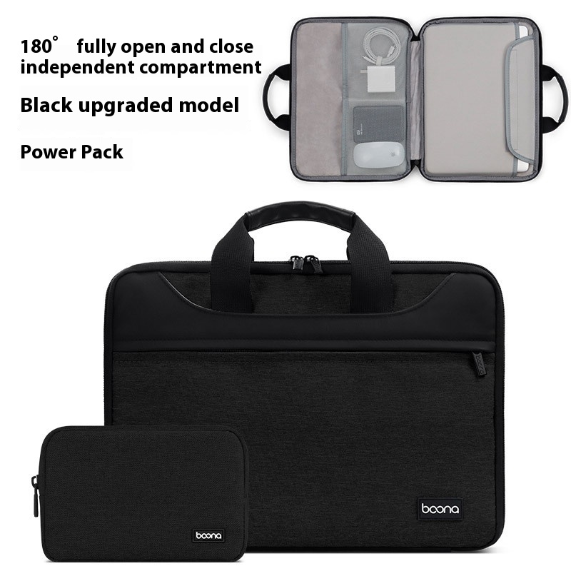 Encapsulate Full Open And Close Laptop Bag Men And Women Business - B...