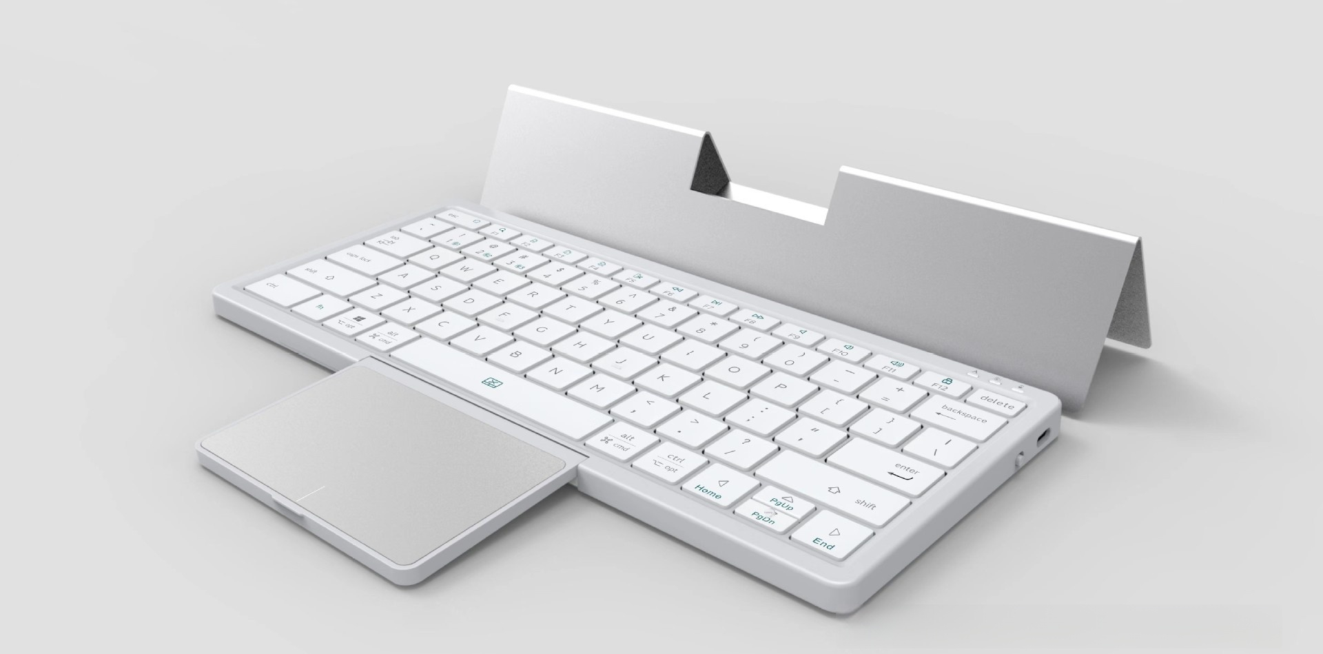 Three-in-one Wireless Bluetooth Touch Pad Wireless Keyboard Leather S...
