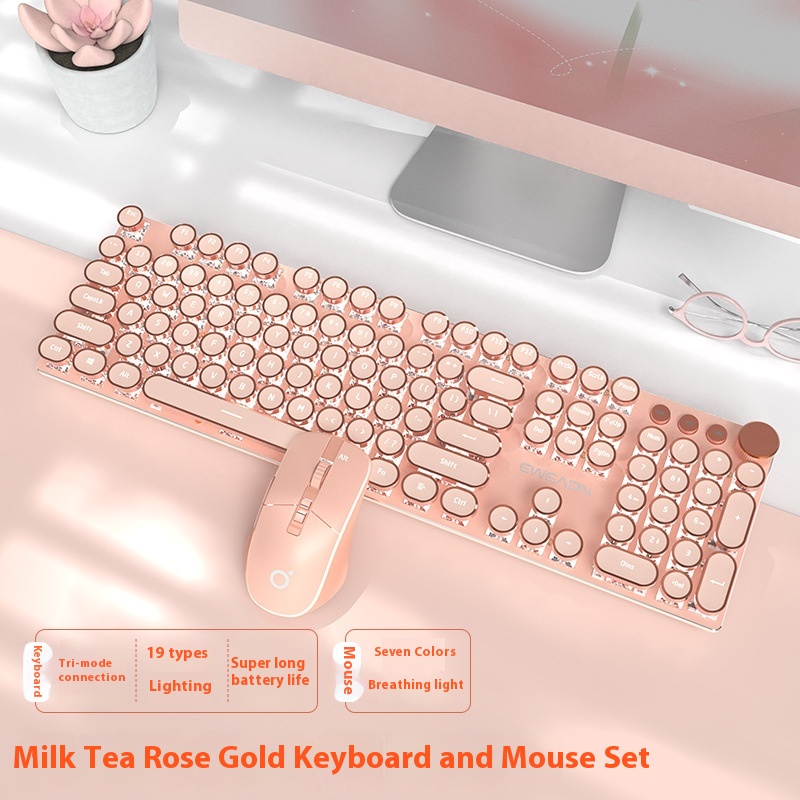 Predecessor TK950 Wireless Bluetooth Three-mode Real Mechanical Mouse...