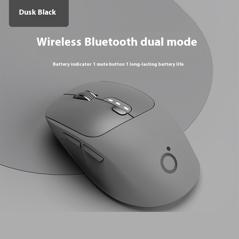 Mute Wireless Bluetooth Mouse Computer Office Mouse - Twilight Dark G...