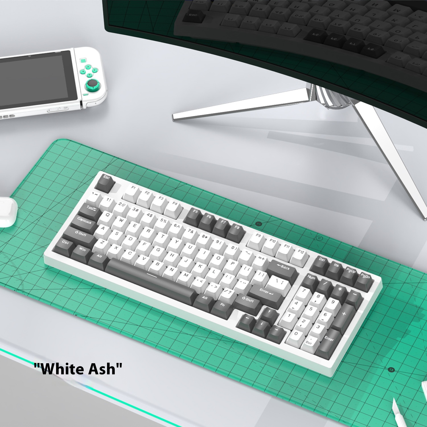 Mechanical Keyboard Customized Three-mold Machinery Key Mouse Suit - ...