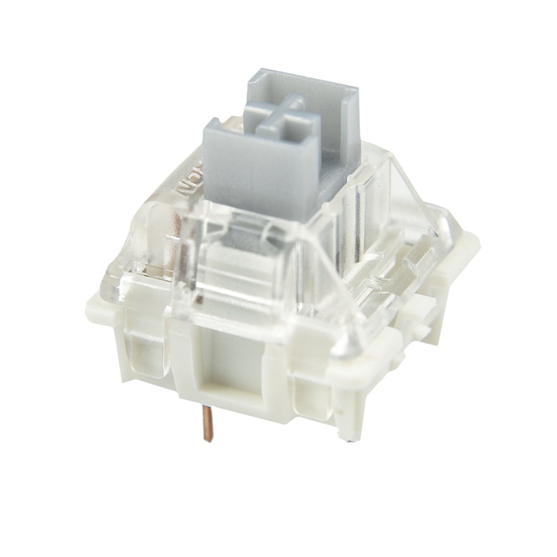 SMD RGB Hot Plug Axis Mechanical Keyboard CIY Transparent - Double Ba...