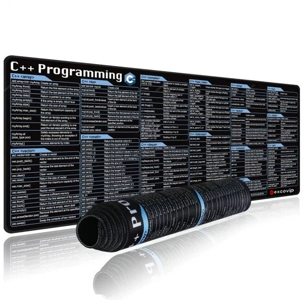 Pythong Programming Language Java Mouse Pad Shortcut Keys Oversized S...
