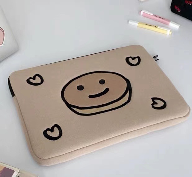 Cute Embroidered Laptop Sleeve Computer Liner Bag - Pancake Bear-15 o...