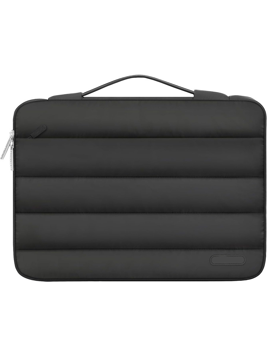 Cotton Down Shrink Storage Laptop Bag - Black-15.4inch