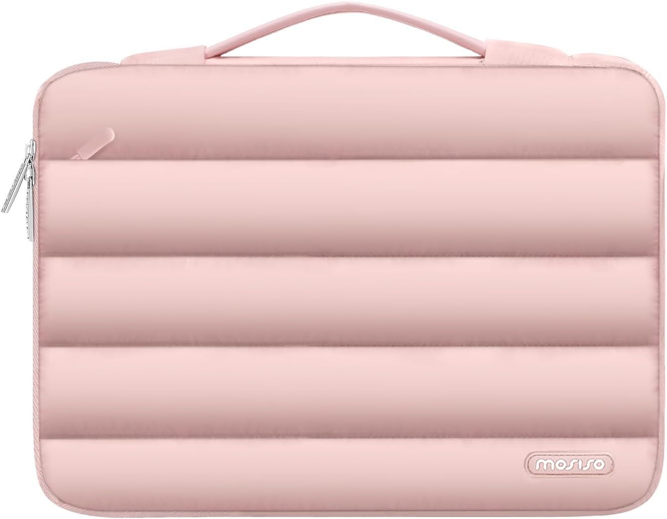 Cotton Down Shrink Storage Laptop Bag - Pink-15.4inch