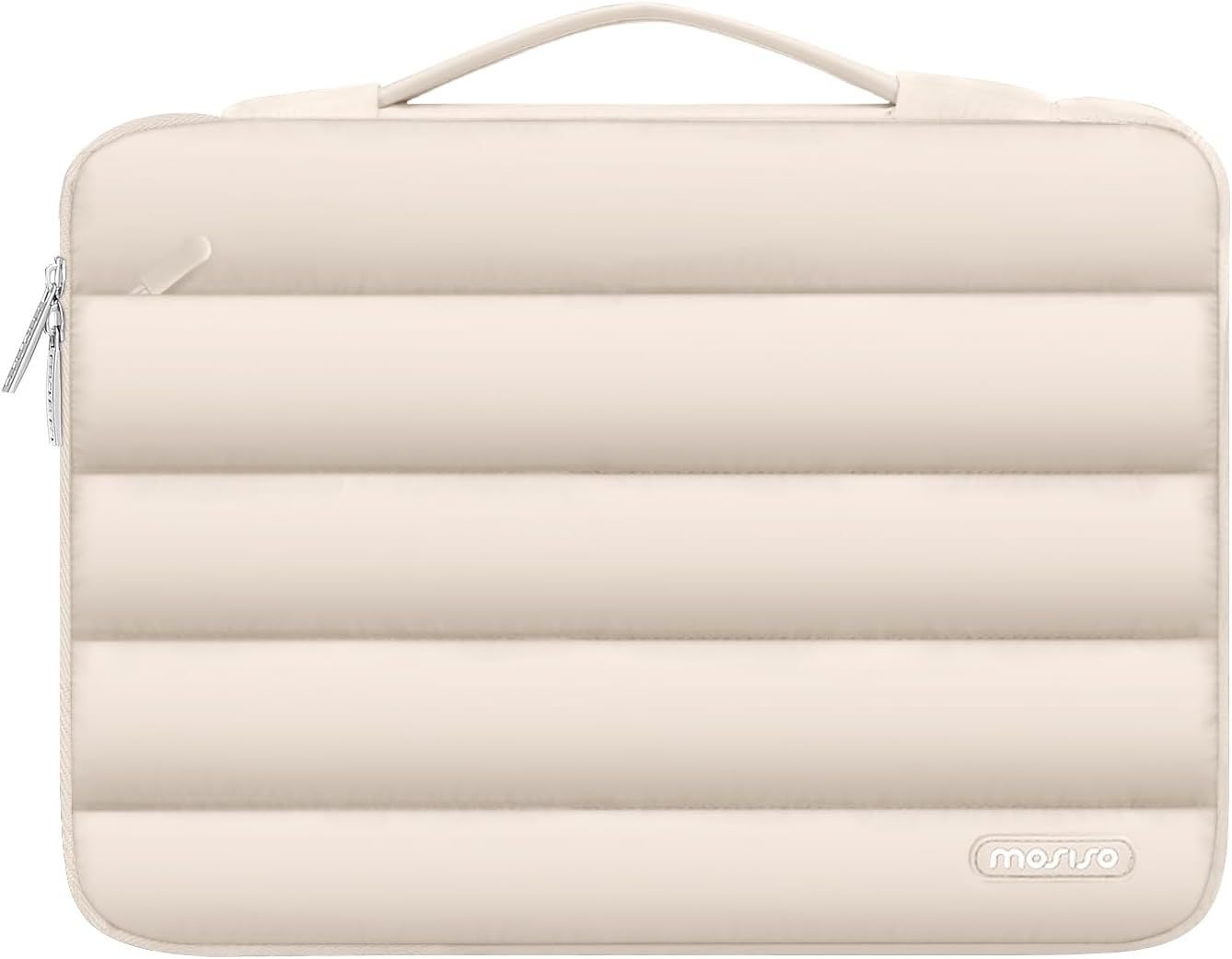 Cotton Down Shrink Storage Laptop Bag - Sand Color-15.4inch