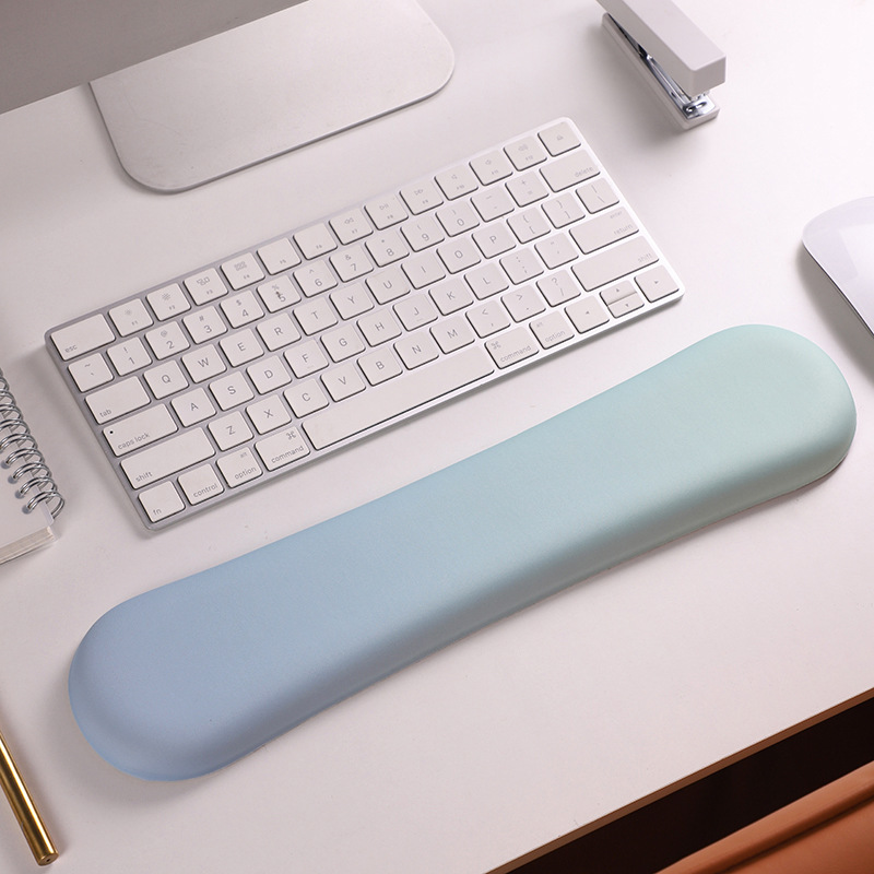 Candy Color Wrister Protective Mouse Pad Office Keyboard Support - Bl...