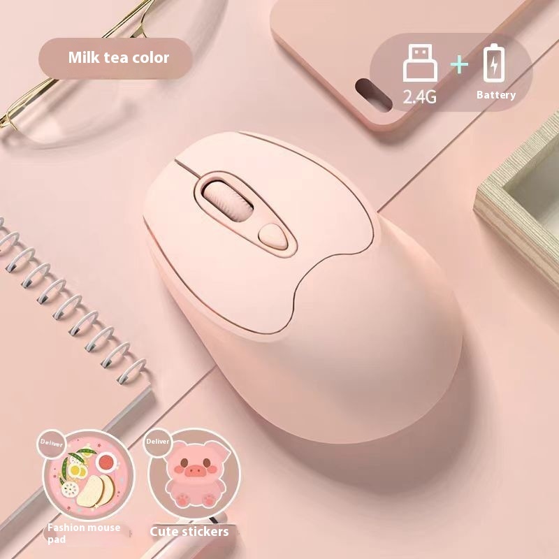 Dual-mode Bluetooth Wireless Mouse Charging Mute Office Game Applicab...