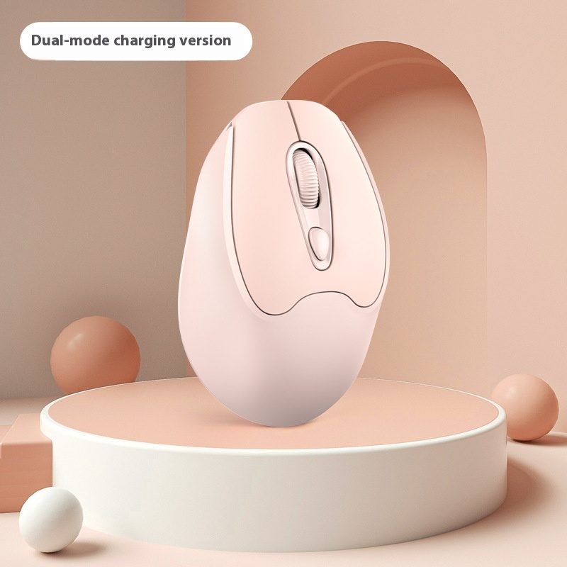 Dual-mode Bluetooth Wireless Mouse Charging Mute Office Game Applicab...