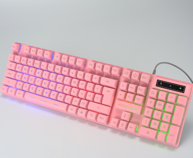 TX35 Mechanical Feeling Computer Laptop Desktop Business Keyboard - G...