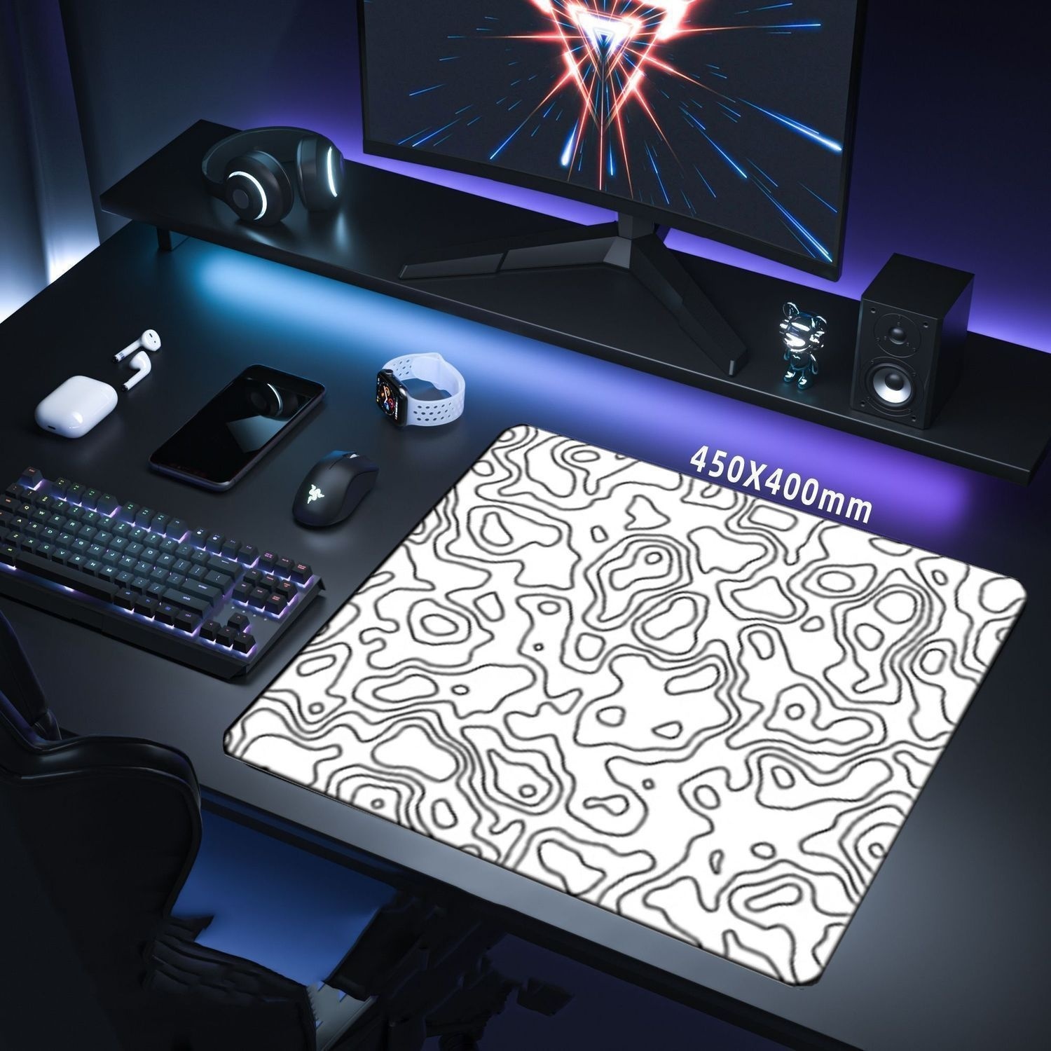 E-sports Mouse Pad Thickened Fine Rice Noodles Wild Lotus Table Mat -...