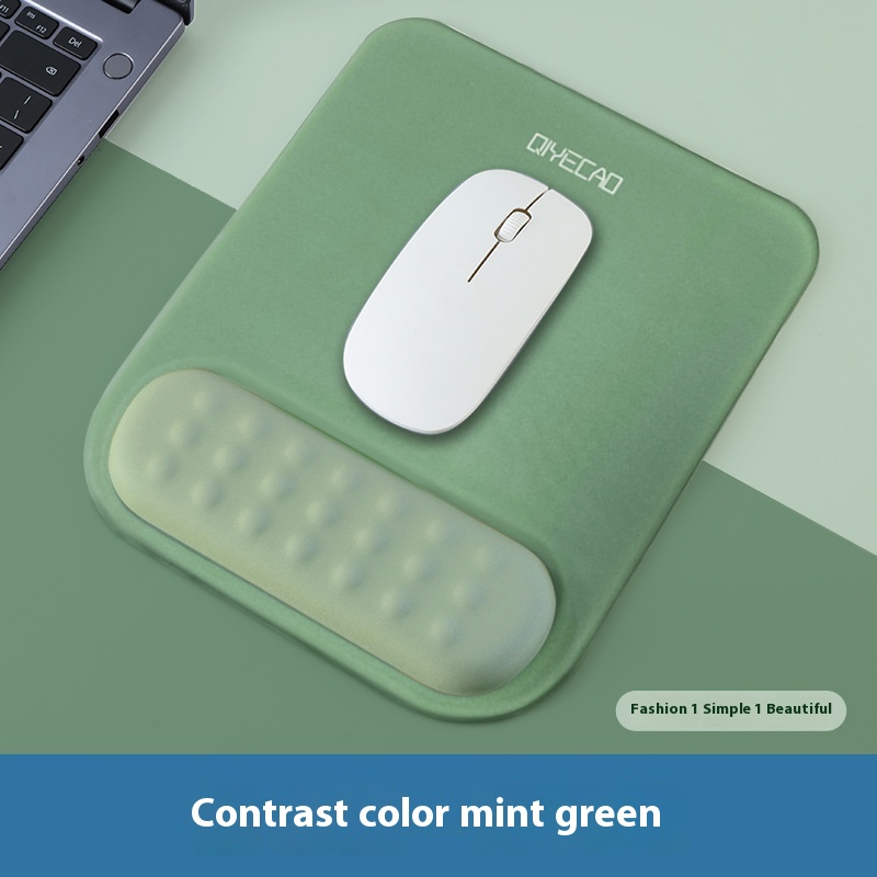 Ergonomic Wrister Protective Mouse Pad - Mint Green