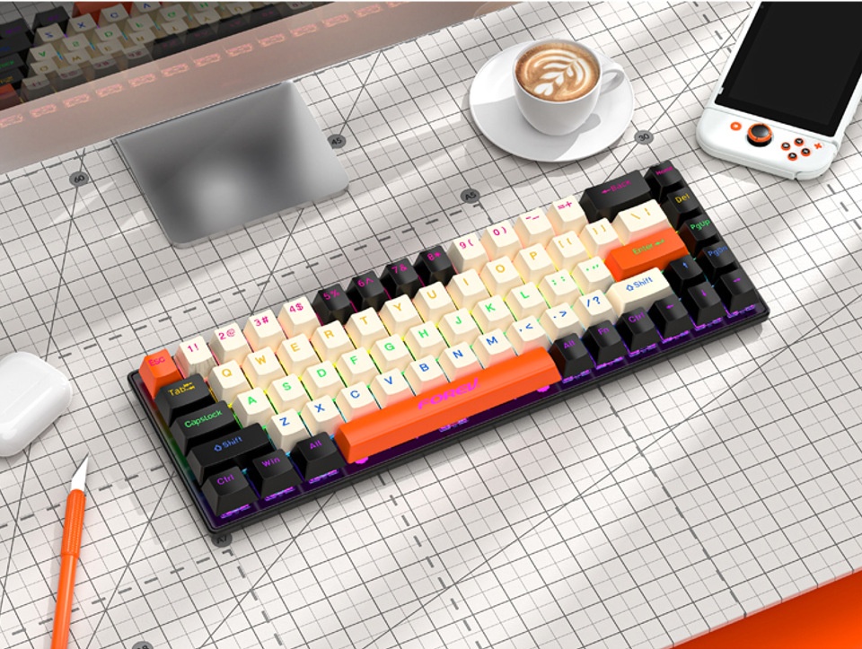 Wired Gaming Electronic Sports Customized Three-model Mechanical Keyb...