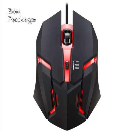 Wired Mouse Computer E-sports Colorful Breathing Light Luminous USB O...