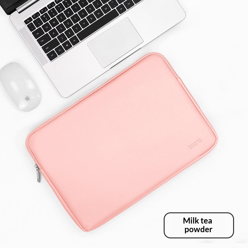 Inclusive Leather Laptop Sleeve Inner Bag - Pink-11 OR 12 Inch