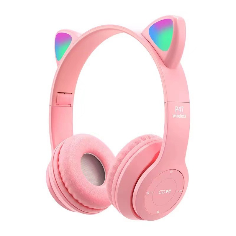 Children's Headset Bluetooth Headset Wireless Game Folding Card Call ...