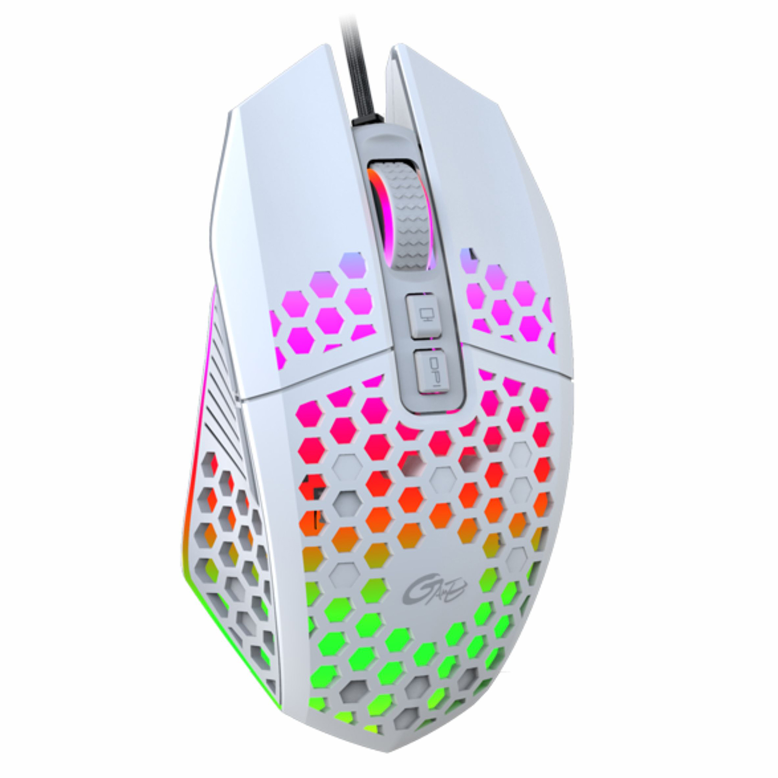 X801 Wired Mouse Hole Hollow Luminous Desktop Computer Notebook Offic...