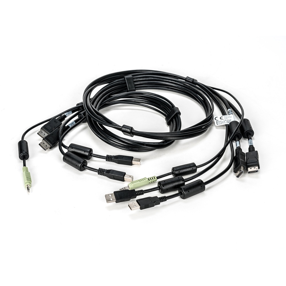 CBL 2DISPLAYPORT 2USB 1A 6'