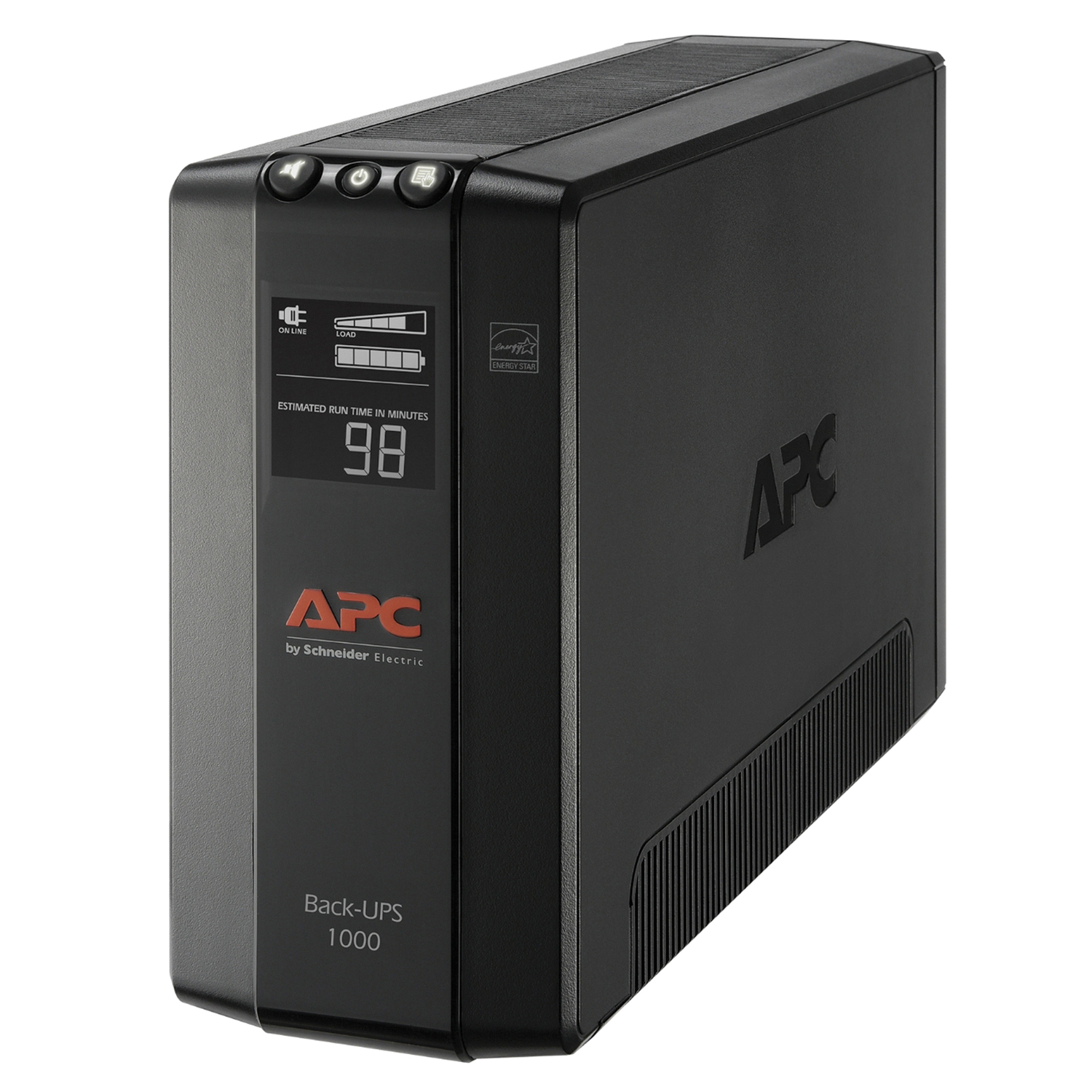 APC BX1000M 8-AC Outlet 1,000-VA/600-Watt Line-Interactive Back-UPS P...