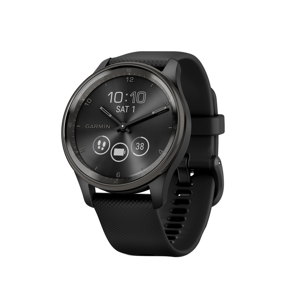 Garmin 010-02665-00 vivomove Trend Hybrid Smartwatch with 40.4-mm Cas...