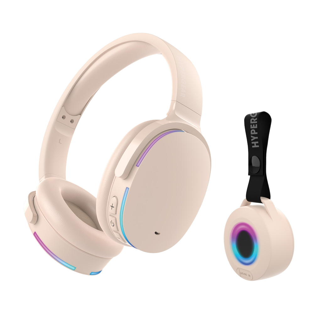 HyperGear 15862 Wireless Audio Essentials Duo with Light-up Bluetooth...