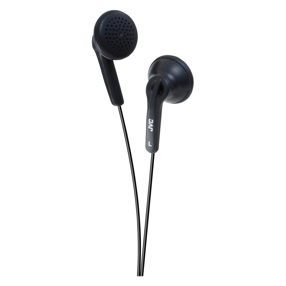 JVC HAF12B Wired On-Ear Earbud-Style Headphones with 3.5-mm Connector...