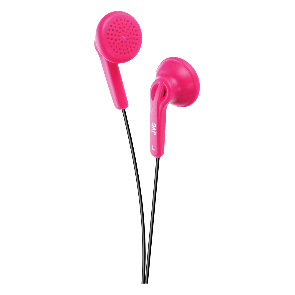JVC HAF12P Wired On-Ear Earbud-Style Headphones with 3.5-mm Connector...