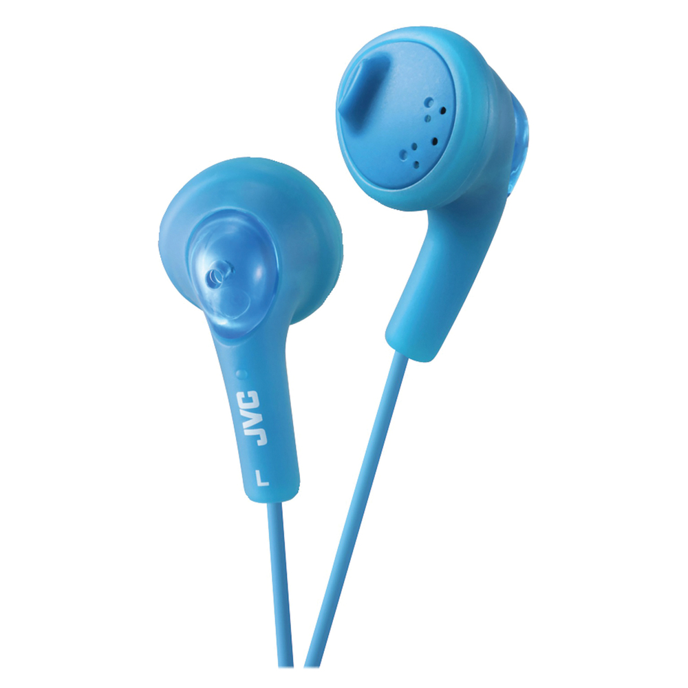 JVC HAF160A Gumy Wired Earbuds In-Ear Headphones with In-Line Mic/Rem...
