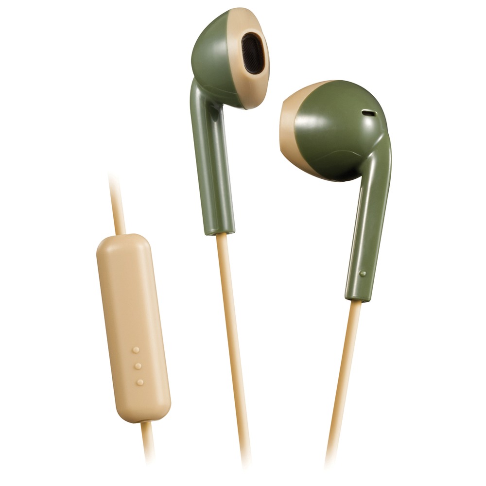 JVC HAF19MGC Wired Retro In-Ear Earbuds with In-Line Mic/Remote and 3...