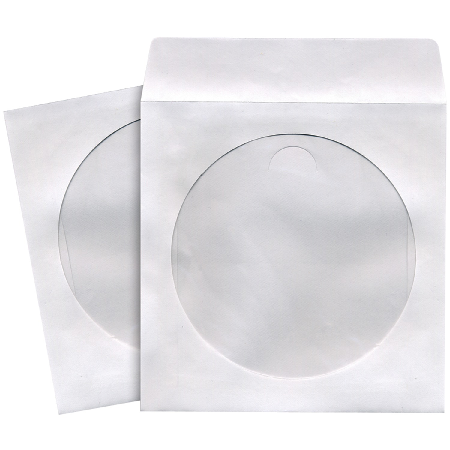 Maxell 190133 - CD402 CD/DVD Paper Storage Sleeves, 100 Pack, White