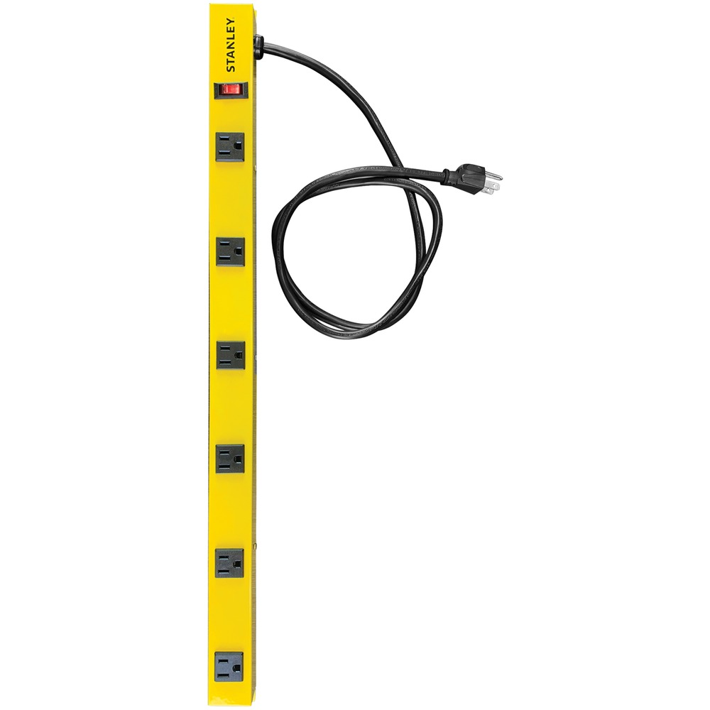 STANLEY 31613 6-AC Outlet 600-Joules ShopMAX Pro Surge Protector Powe...