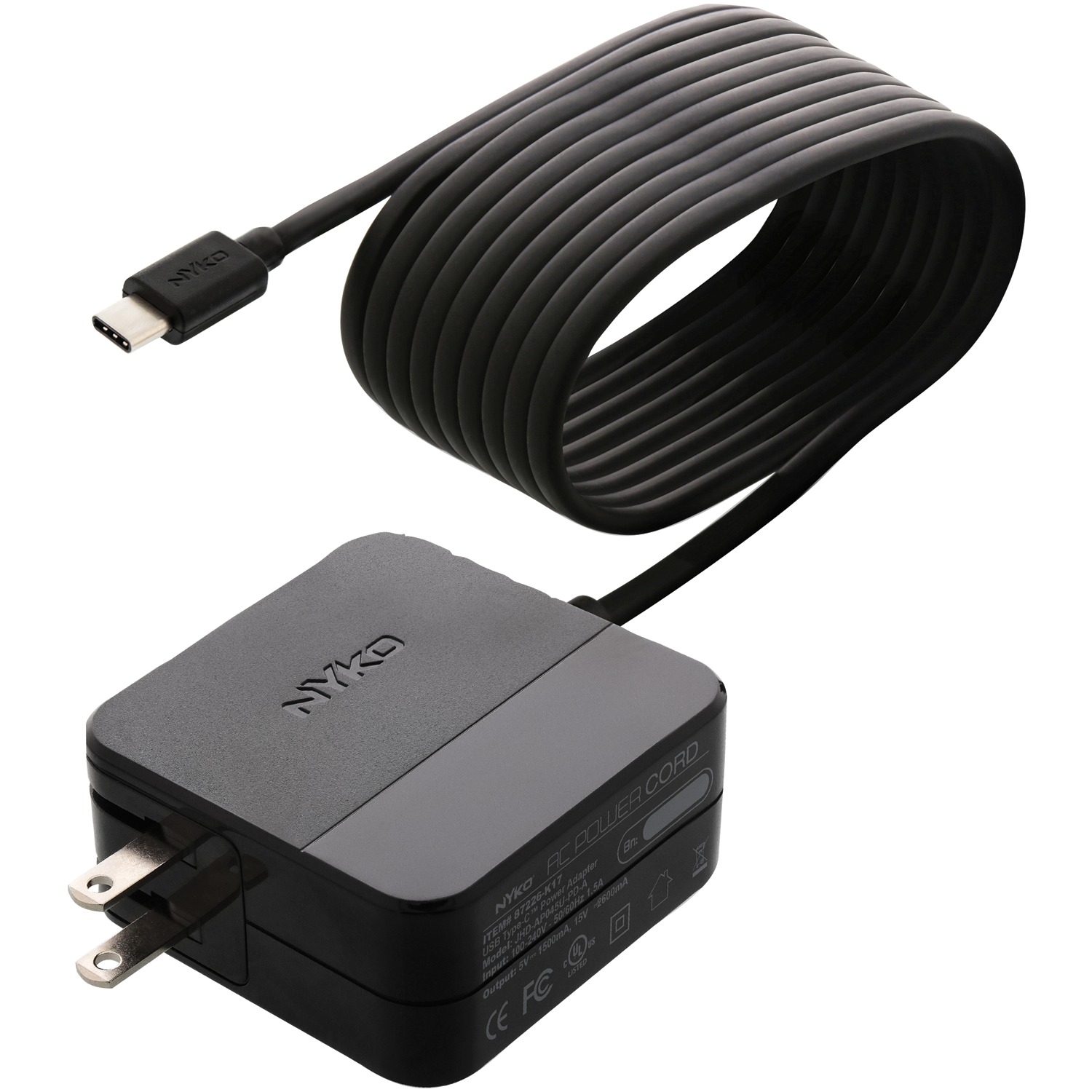 Nyko 87226 AC Power Cord for Nintendo Switch